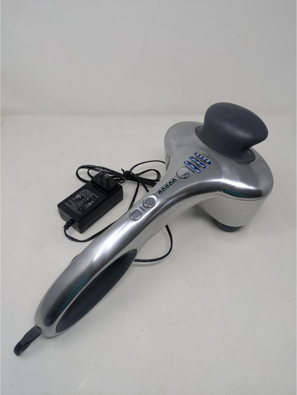Brookstone Max BST-007 Dual Node 5 Speed 3Programs Full Body Percussion Massager